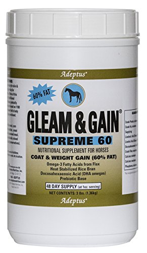Adeptus Nutrition Gleam and Gain Supreme 60 EQ Suplementos para articulaciones, 3 lb./5 x 5 x 9